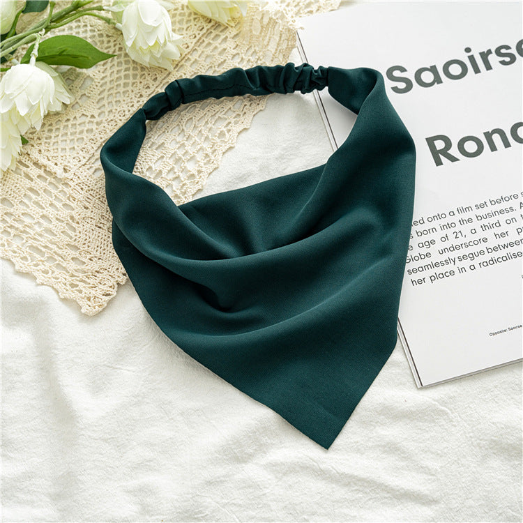Chiffon Triangle Scarf Headband