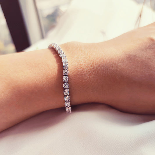 Micro-inlaid Zircon Tennis Bracelet