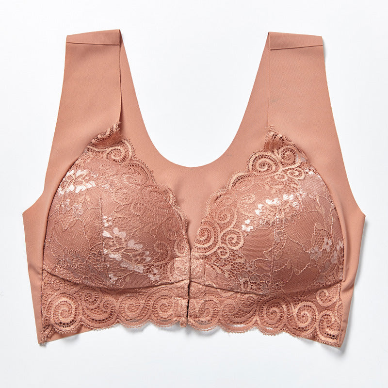 Comfortable Front Closure Push Up Bra