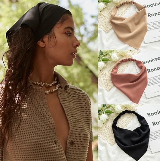 Chiffon Triangle Scarf Headband