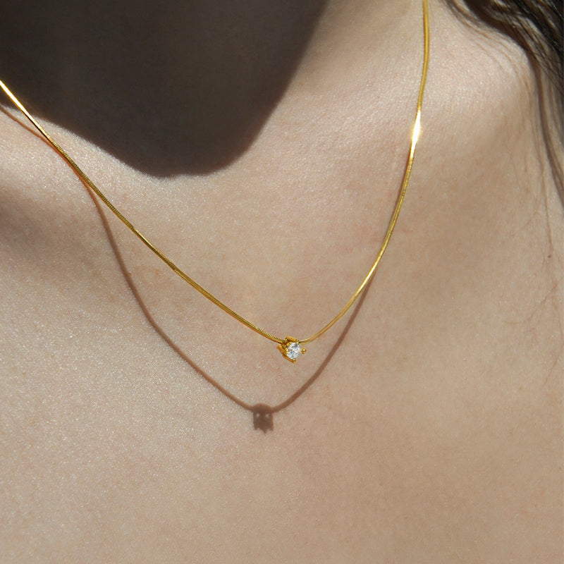 Sterling Silver Light Necklace