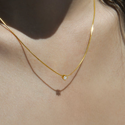 Sterling Silver Light Necklace