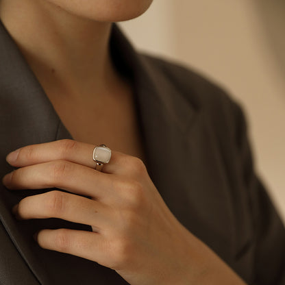 Frigid Wind Small Square Ring