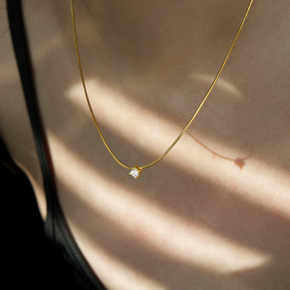 Sterling Silver Light Necklace