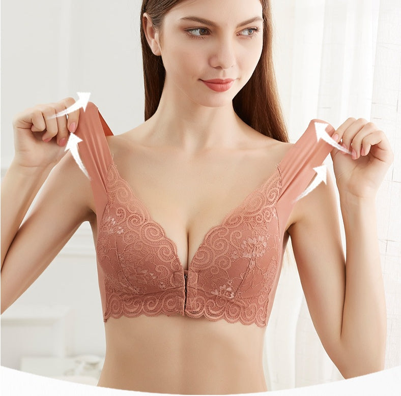 Comfortable Front Closure Push Up Bra