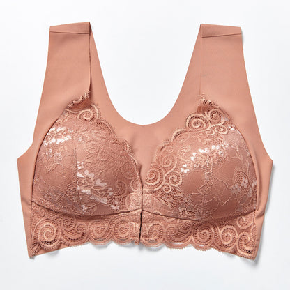 Comfortable Front Closure Push Up Bra