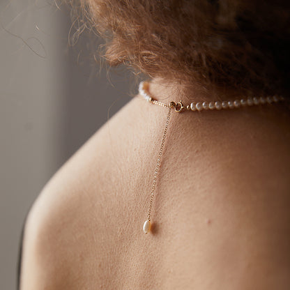 Grain Pearl Necklace