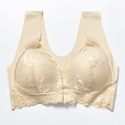 Comfortable Front Closure Push Up Bra