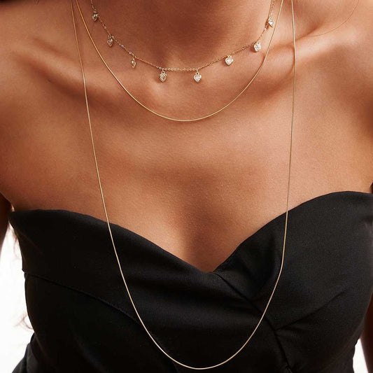 3 Layered Clavicle Necklace