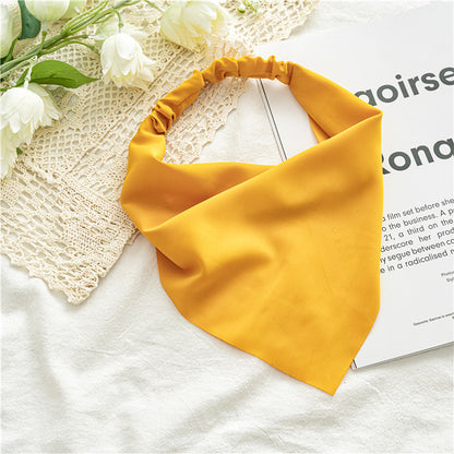 Chiffon Triangle Scarf Headband