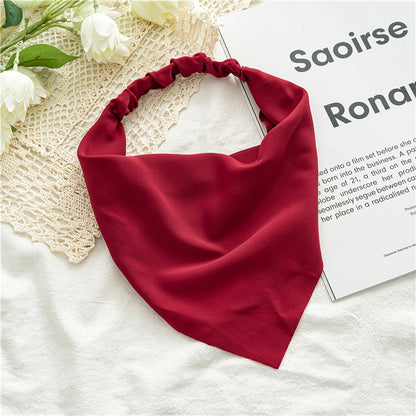 Chiffon Triangle Scarf Headband