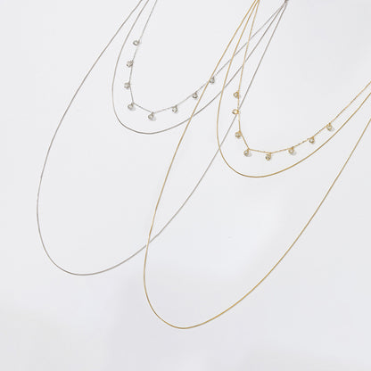 3 Layered Clavicle Necklace