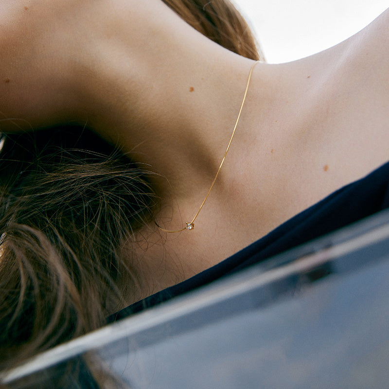 Sterling Silver Light Necklace